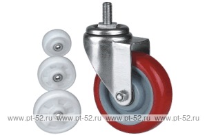 Колесо поворотное с болтом Lema ED3-PO-75-80-6